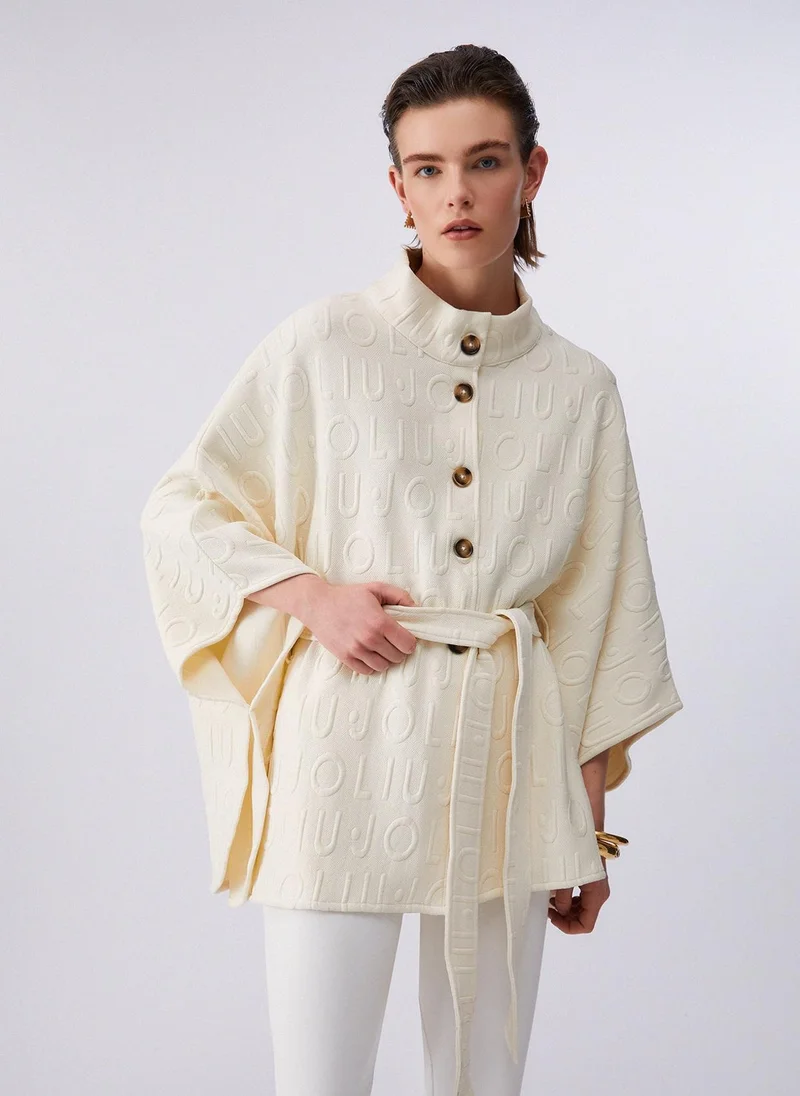 ليو جو Poncho with belt